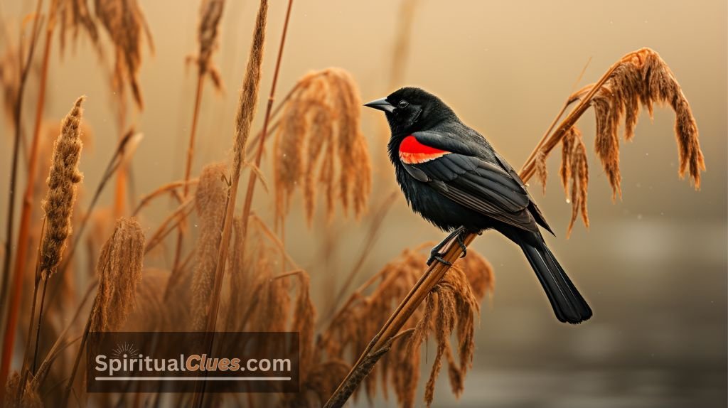 black and orange bird spiritual meaning