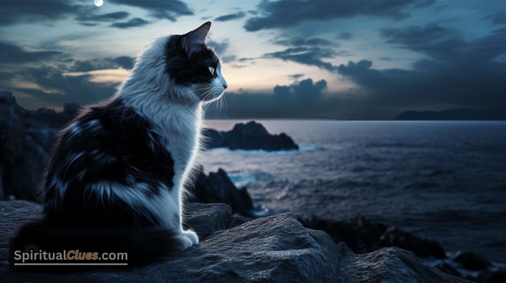 black and white cat spiritual meaning