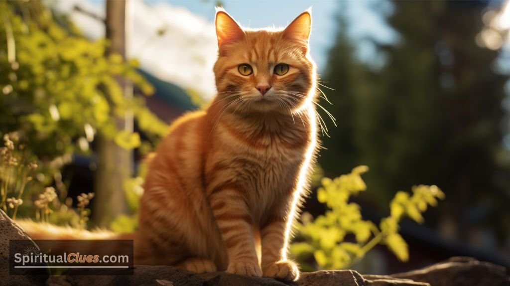 orange cat