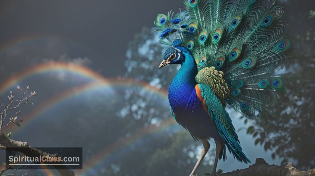 Peacock spirit bird