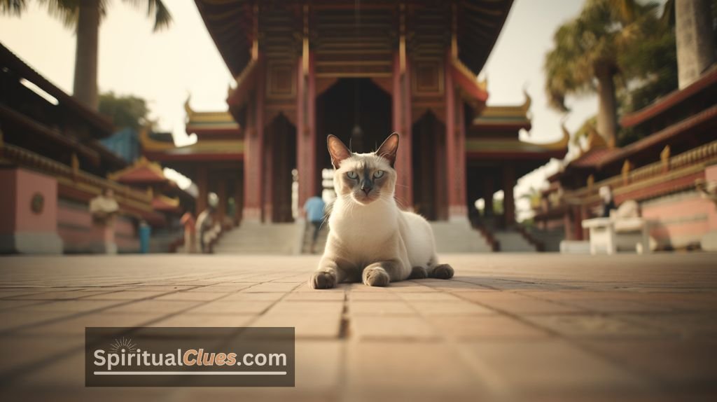 siamese cat in Thailand