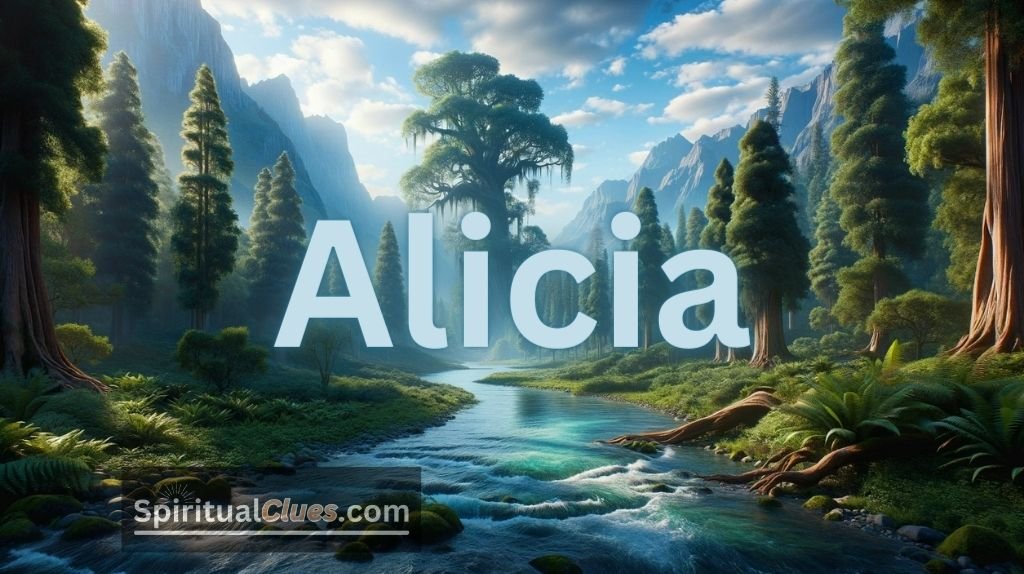 spiritual meaning of the name Alicia