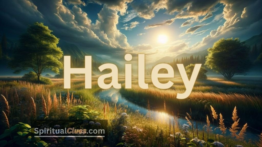 spiritual meaning of the name Hailey
