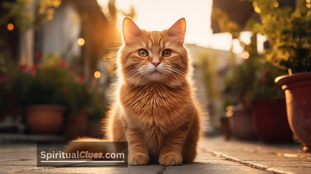orange cat spiritual meaning