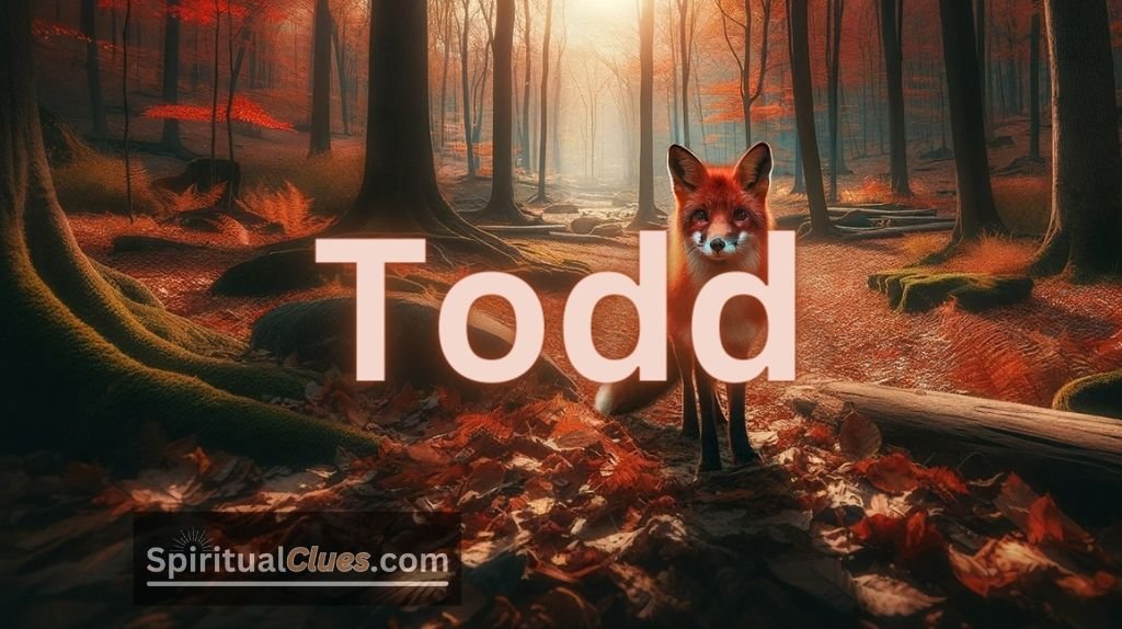 spiritual meaning of the name Todd