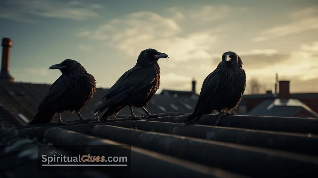 3 black birds spiritual meaning