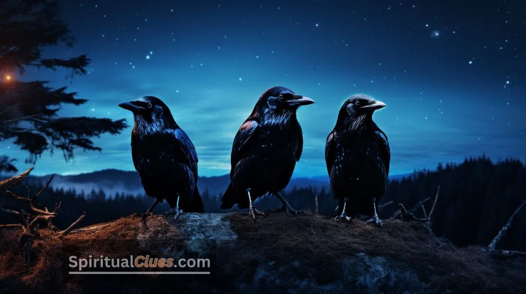 3 crows spiritual meaning