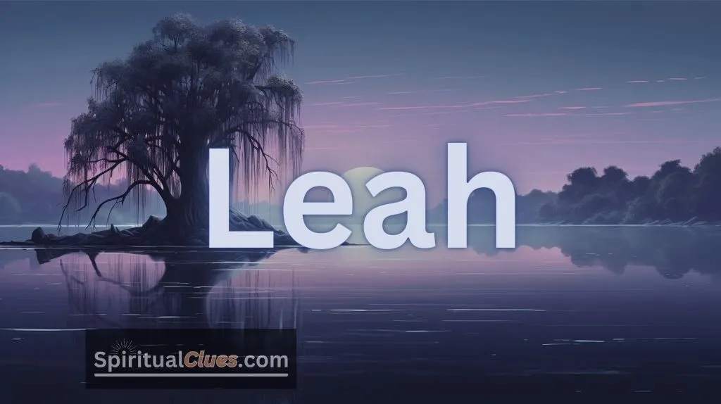 spiritual meaning of Leah
