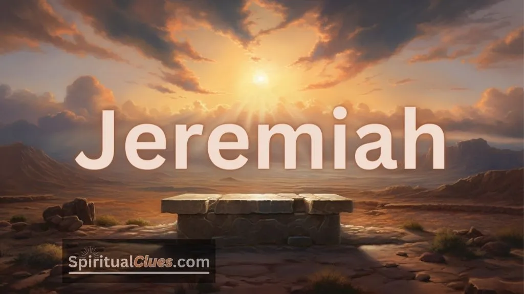 spiritual meaning of the name Jeremiah