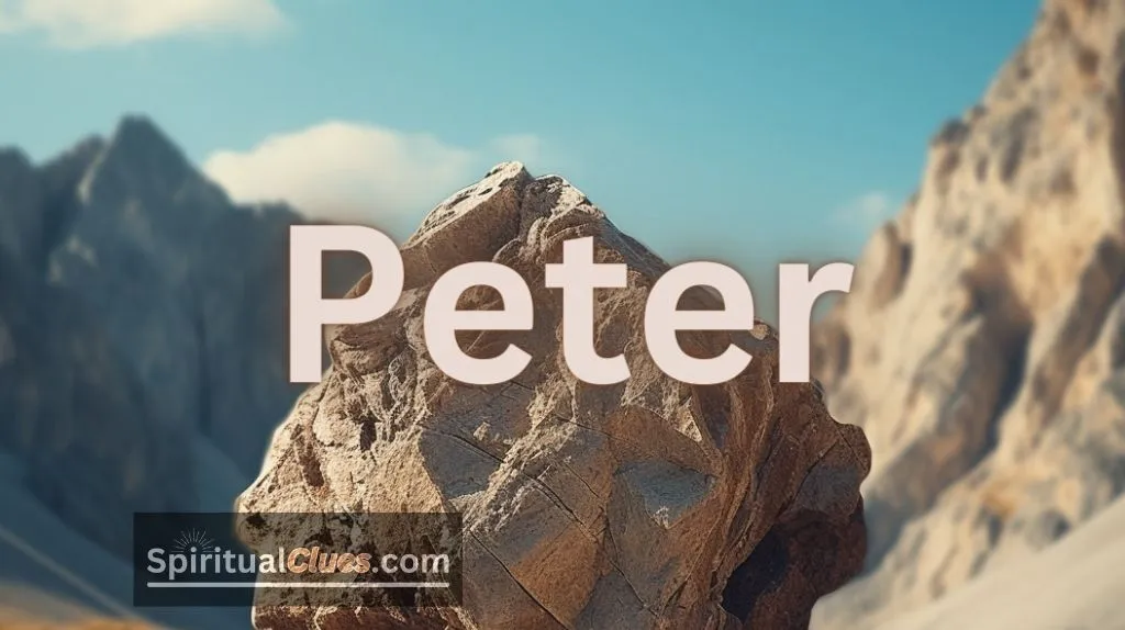 Spiritual Meaning of the Name Peter: Stone or Rock